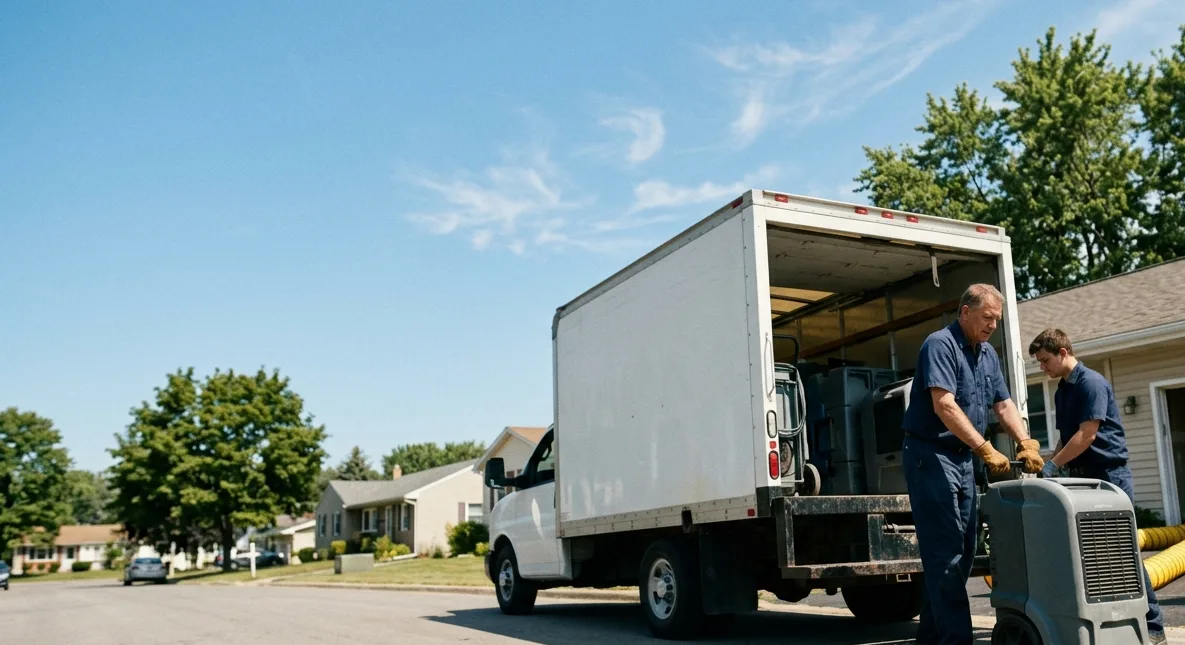 Water Damage Cleanup in Kansasville, WI near me